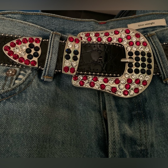 ✨💥⚡️ Eve Slim Straight Jeans In Repair - Picture 8 of 15